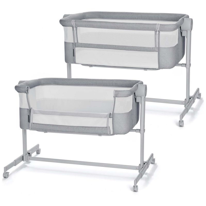 Lit cododo 2 en 1 Nestee Up 2 Full Light Grey Kinderkraft Produit 1