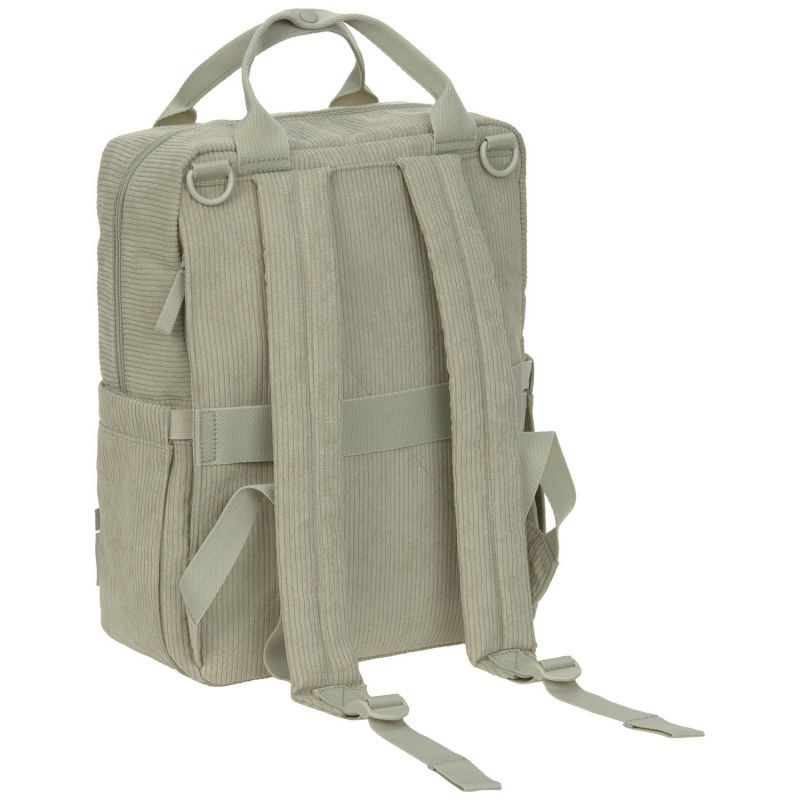 Sac à dos à langer Vividal en velours kaki clair Lässig Produit 4