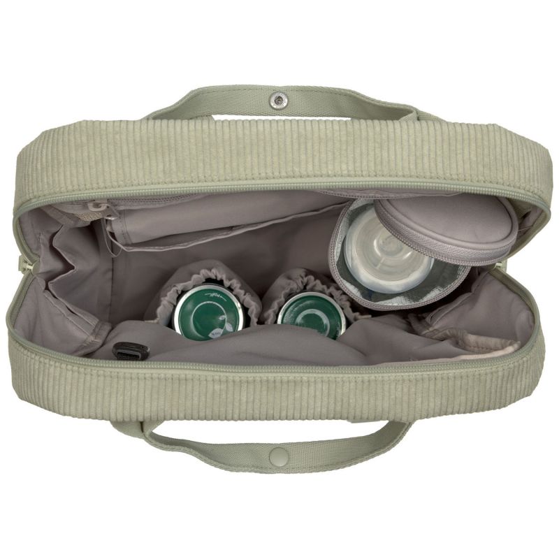 Sac à dos à langer Vividal en velours kaki clair Lässig Produit 6