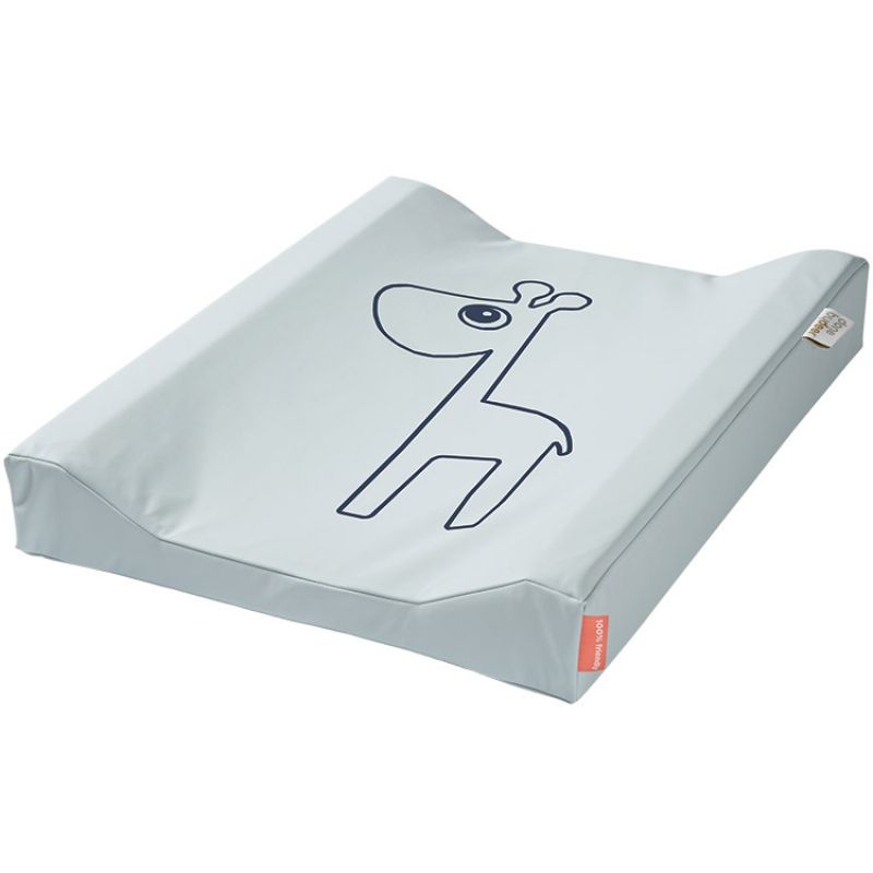 Matelas à langer waterproof Raffi la girafe bleue (50 x 65 cm) Done by Deer