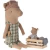 Peluche cochon garçon Maileg Produit 3