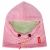 Variation Rose, noir, rouge du produit Cagoule polaire Warmy Candyfloss (2-5 ans) de la marque Hello Hossy