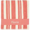 Serviette de plage rayée Tangerine personnalisable (70 x 140 cm) L'oiseau bateau Produit 3