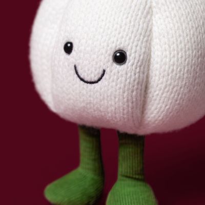 Peluche Amuseable l'ail (15 cm)