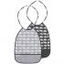 Lot de 2 bavoirs imperméables gris - Done by Deer Lot de 2 bavoirs imperméables gris - Done by Deer