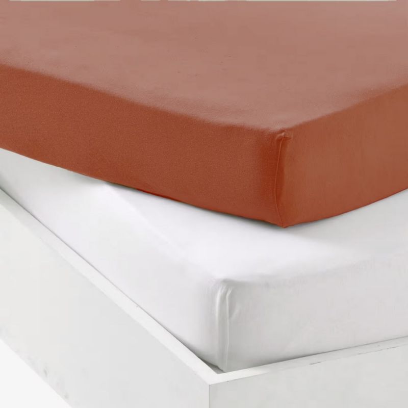 Lot alèse et drap housse Blanc-Tomette (70 x 140 cm) Mon P'tit Dodo Produit 2