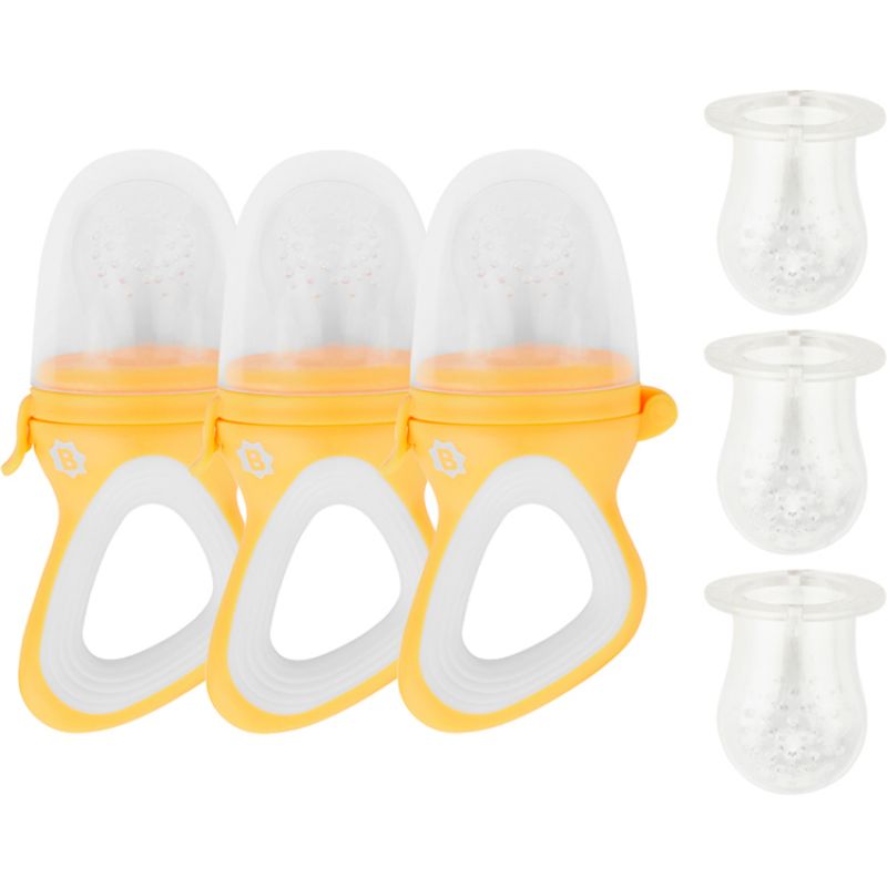 Lot de 3 sucettes grignoteuses Badabulle