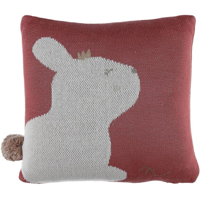 Coussin carré  Lapin Lina & Joy (36 x 36 cm) Noukie's