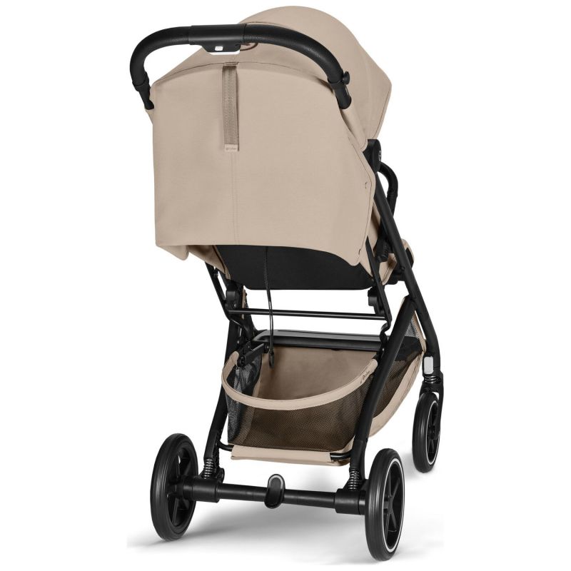 Poussette Compacte et Citadine Beezy 2026 Châssis Noir Almond Beige Cybex Produit 6