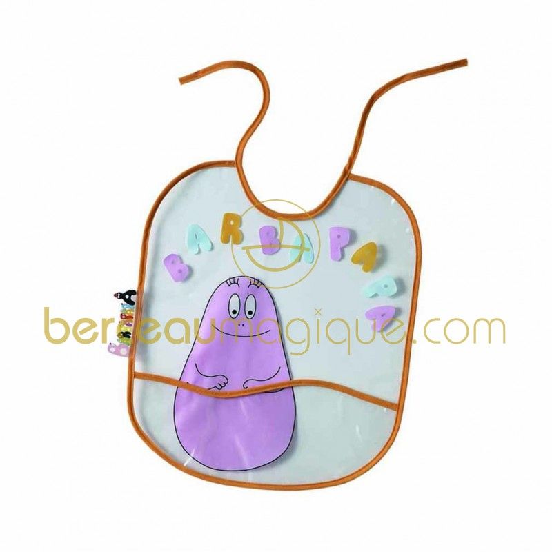 Bavoir poche Barbapapa Babycalin