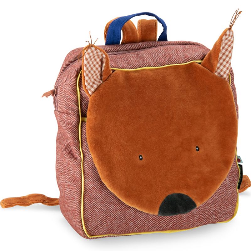 Sac à dos Harry l'écureuil Pomme des Bois Moulin Roty