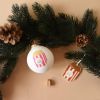 Boule de Noël Popcorn Noël Gourmand (personnalisable) Baubels Ambiance 3