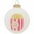 Variation Blanc, rose, beige du produit Boule de Noël Popcorn Noël Gourmand (personnalisable) de la marque Baubels