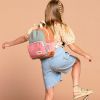 Sac à dos Romy Sauge-Rose blush Hindbag Ambiance 3