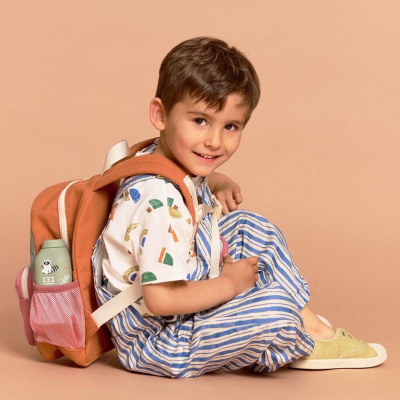 Sac à dos Romy Sauge-Rose blush Hindbag Ambiance 2