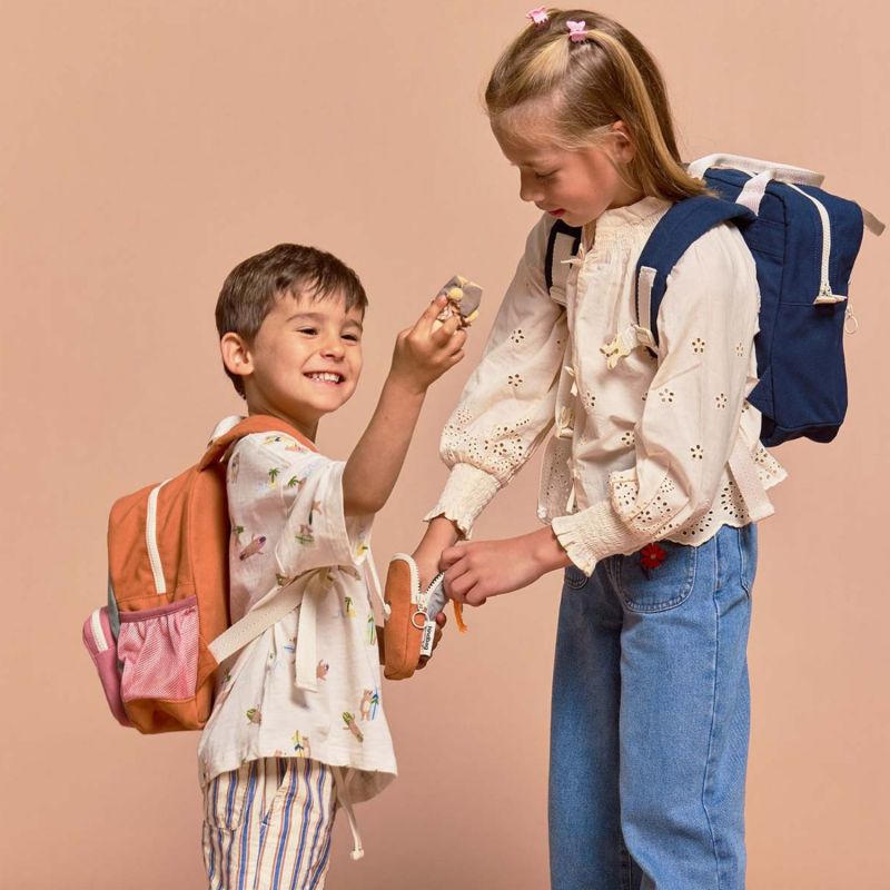 Sac à dos Romy Sauge-Rose blush Hindbag Ambiance 4