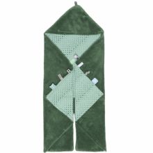 Couverture nomade Trendy wrapping Forest green (80 x 80 cm)  par Snoozebaby