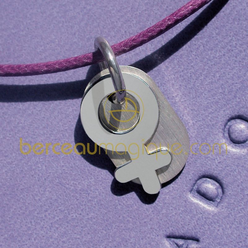 Pendentif Sex Symbol Fille (Argent) Mikado