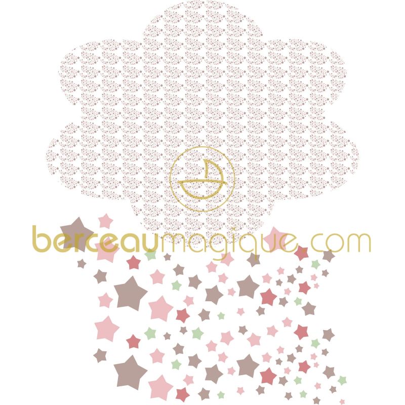 Sticker Nuage d'étoiles - Fille AFKliving