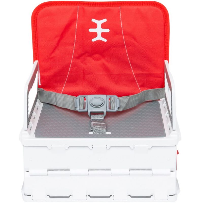 Réhausseur de chaise flat pack rouge Nikidom