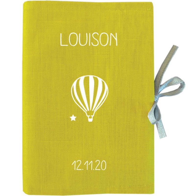 Protège carnet de santé jaune (personnalisable) Les Griottes