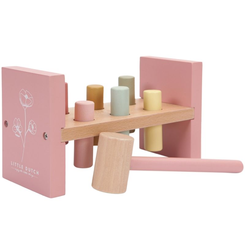 Jeu de marteau en bois Wild Flowers Little Dutch