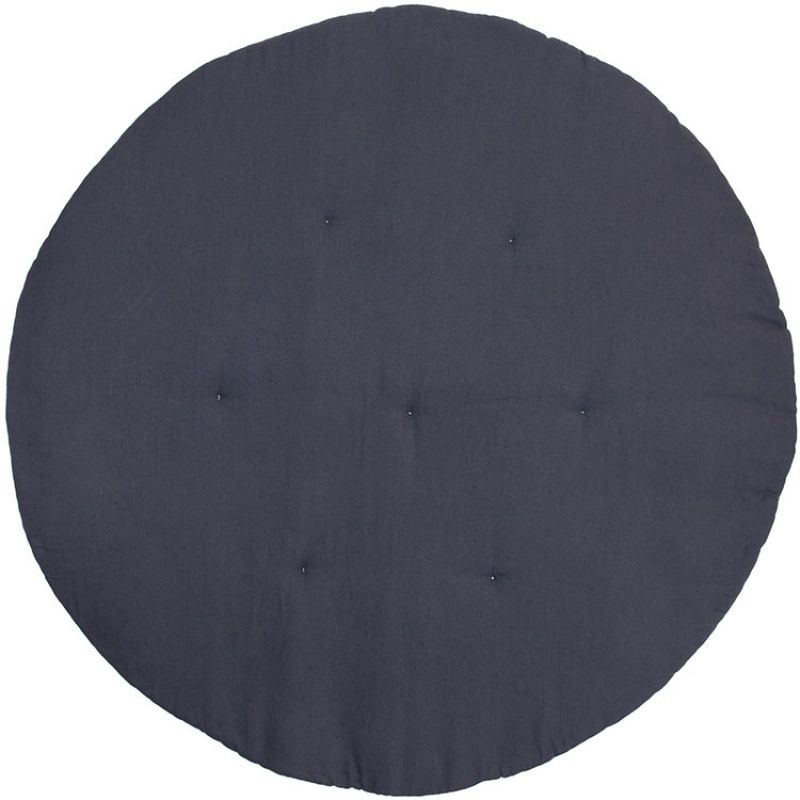 Tapis de jeu matelassé gris graphite Cotton&Sweets