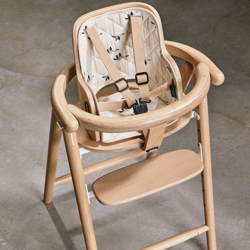 Image d'ambiance de présentation du produit Baby Set pour chaise haute Tobo Natural - Charlie Crane