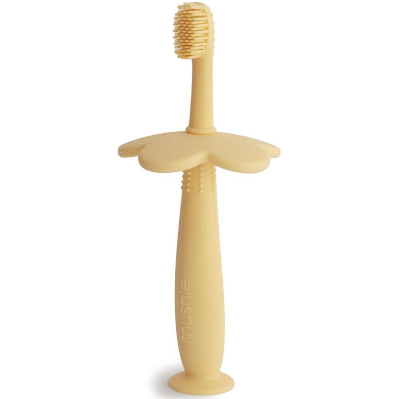 Brosse à dent d'apprentissage fleur Daffodil Mushie Produit 1 grande taille