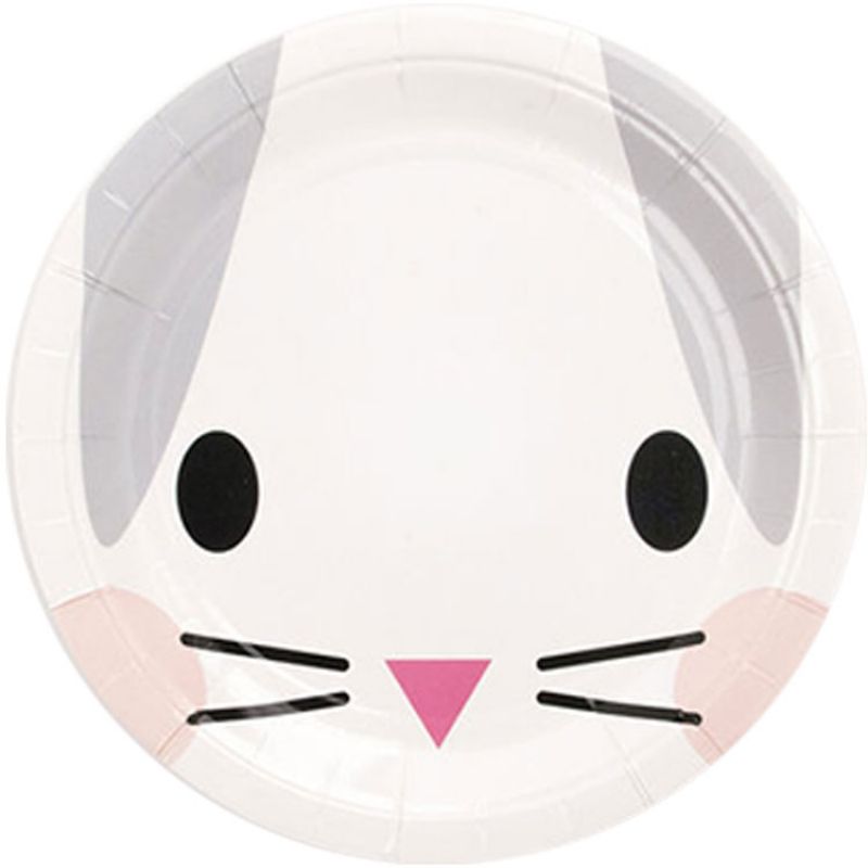 Lot de 8 assiettes en carton Lapin My Little Day