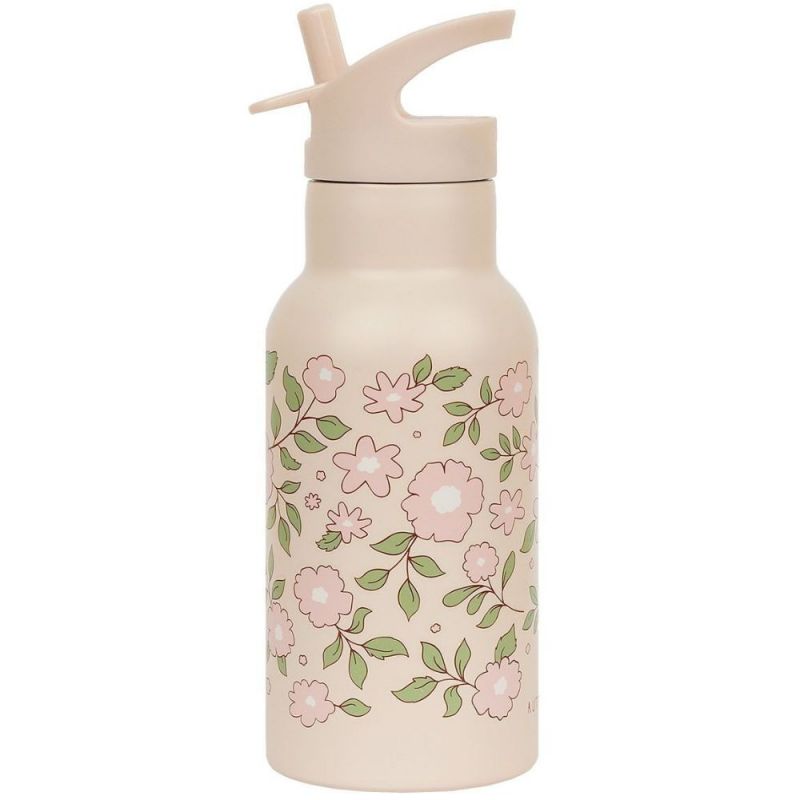 Gourde isotherme Fleurs roses (350 ml) A Little Lovely Company Produit 1 grande taille