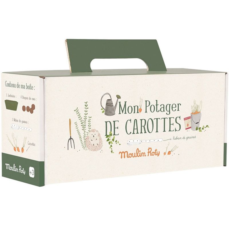 Kit jardinière verte carottes Le Jardin du Moulin Moulin Roty