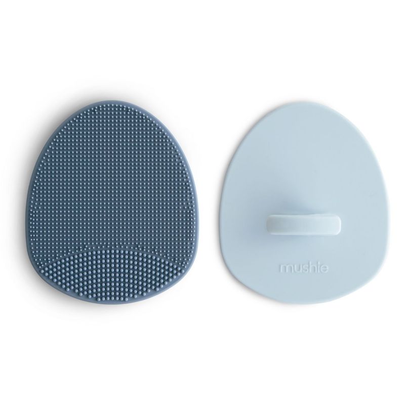Lot de 2 brosses pour croûtes de lait Tradewinds-Periwinkle Mushie Produit 1