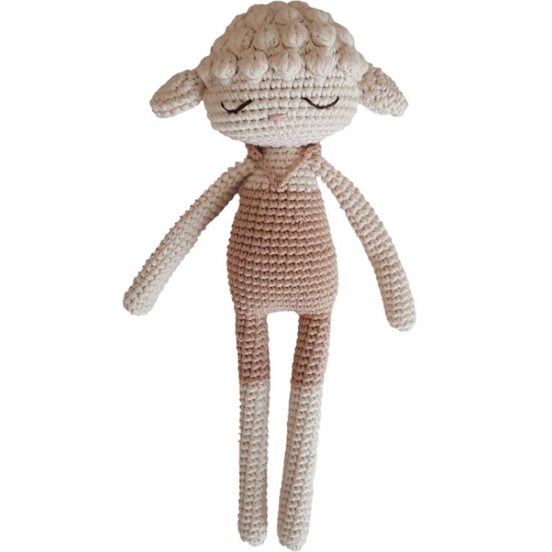 Peluche agneau beige (25 cm) Patti Oslo