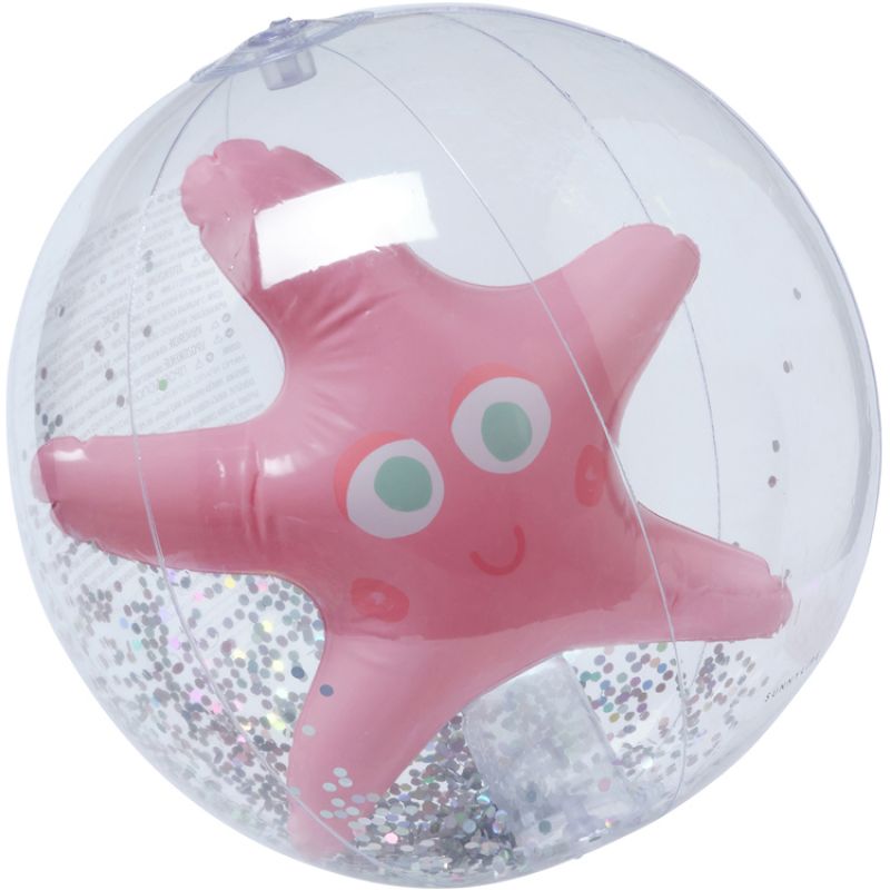 Ballon gonflable 3D Ocean treasure rose Sunnylife