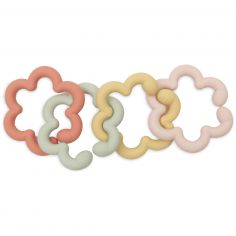 Anneaux de dentition en silicone Flowers