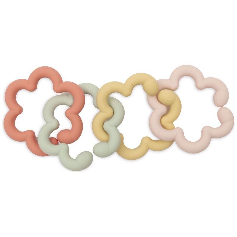 Anneaux de dentition en silicone Flowers Jollein Produit 1