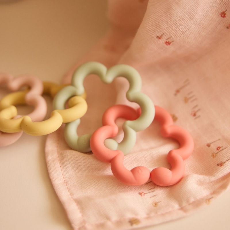 Anneaux de dentition en silicone Flowers Jollein Ambiance 7