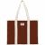 Variation Marron, écru du produit Sac cabas Oscar Chocolat de la marque Hindbag