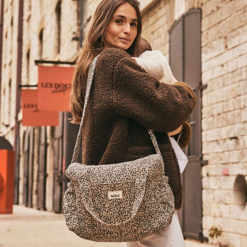 Sac à langer Middle Léopard beige BEBEL Ambiance 6