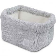 Panier de toilette Melange knit gris  par Jollein
