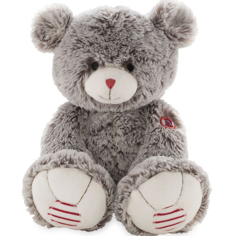 Peluche ours Rouge Kaloo grise (38 cm) Kaloo