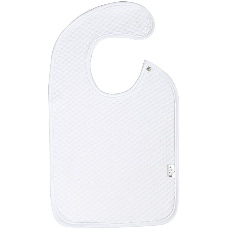 Bavoir à pression Diamond White Les Rêves d'Anaïs