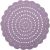 Variation Mauve du produit Tapis rond Alma mauve (120 cm) de la marque Nattiot