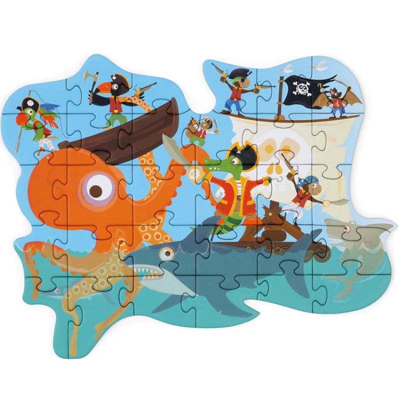 Puzzle Pirate (29 pièces) Scratch