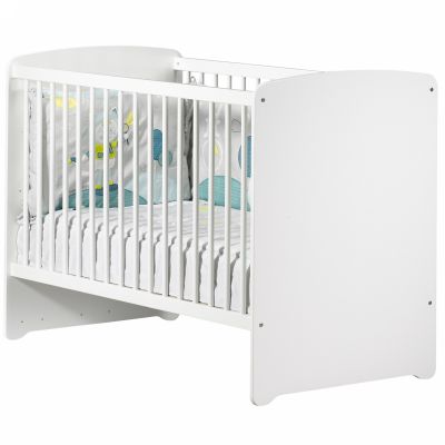 Lit bébé têtes panneaux New Basic blanc (60 x 120 cm) Baby Price