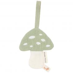 Doudou attache-tétine en gaze de coton Champignon - Little Dutch