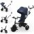 Variation Bleu, noir du produit Tricycle évolutif Aston 2 Plus Blue de la marque Kinderkraft