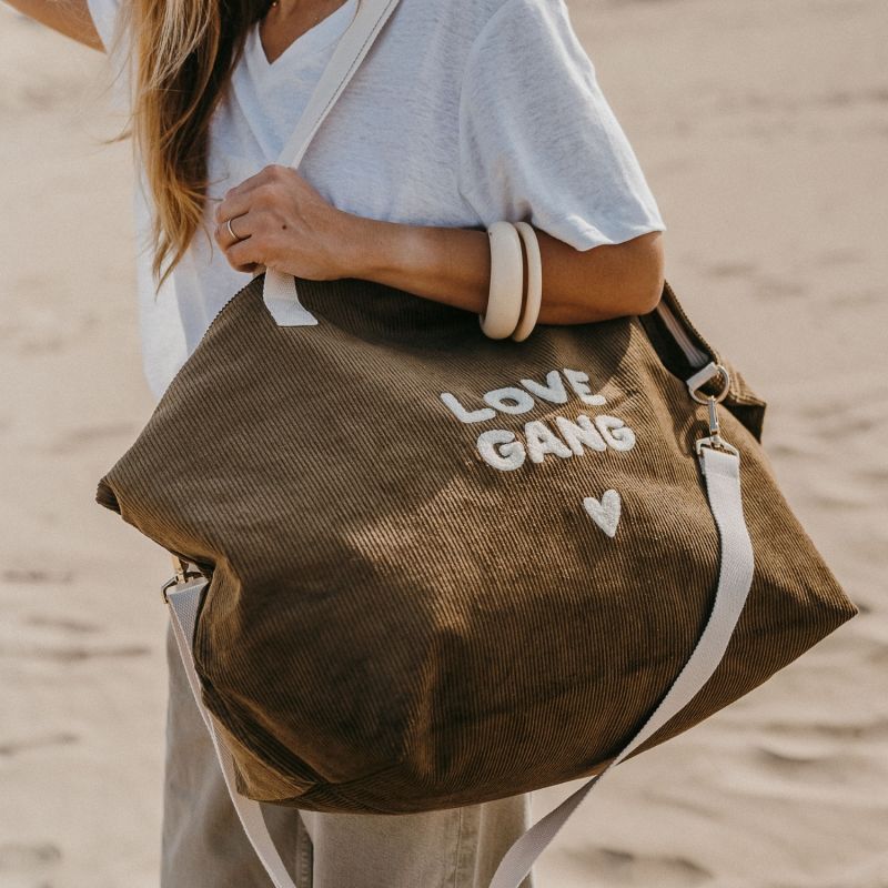 Sac cabas XL velours Love gang Zakuw Ambiance 3