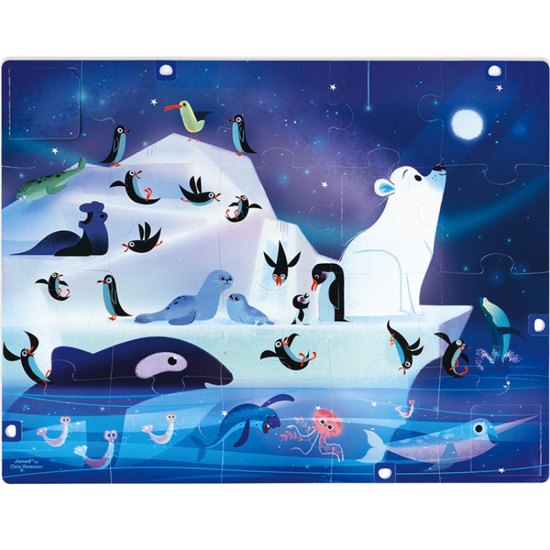 Puzzle surprise à volets A la belle étoile (20 pièces) Janod